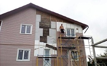 Установка сайдинга для загородного дома