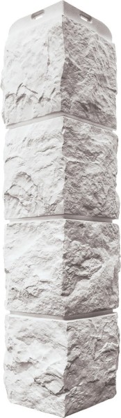 Угол наружный Альта-Профиль Туф ЭКО Белый купить в Сухом Логу