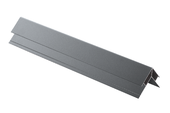 Угловой элемент наружный, алюминиевый, серый купить в Сухом Логу