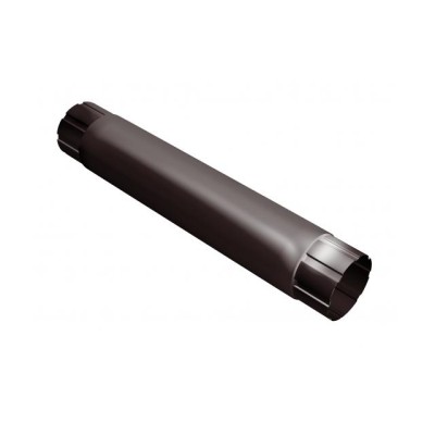 Водосток Grand Line 125x90 – Труба водосточная 1м RAL 8017