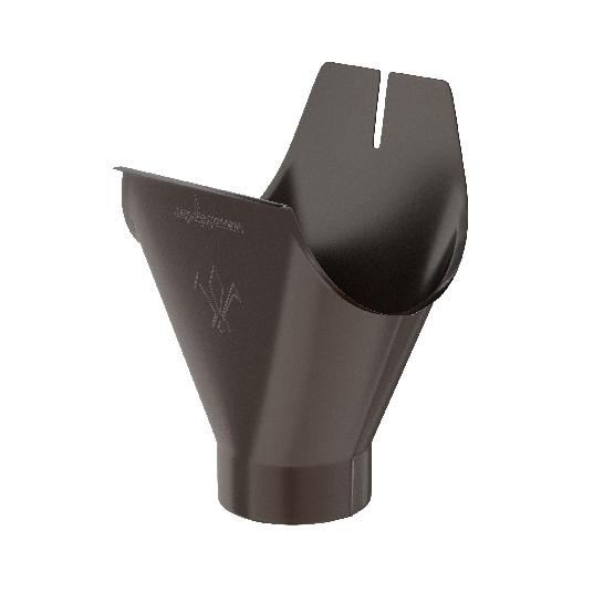 Водосток Aquasistem, система 150/100 - Воронка желоба RR 32 Тёмно Коричневый купить в Сухом Логу