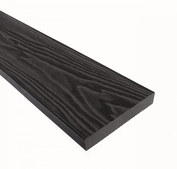 Террасная доска из ДПК Terrapol Смарт 3D Полнотелая без паза Черное дерево купить в Сухом Логу