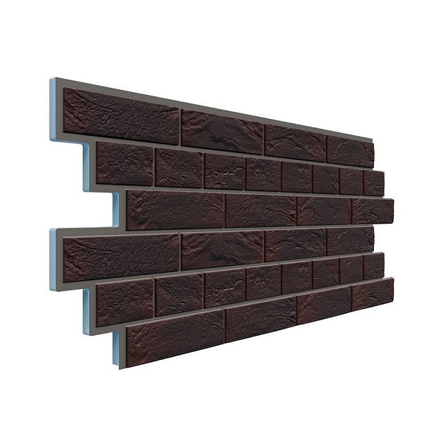 Фасадная термопанель Доломит Венецианский кирпич 20 мм Алтея купить в Сухом Логу