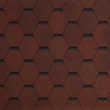 Гибкая черепица Tegola GARDA rosso 409 купить в Сухом Логу