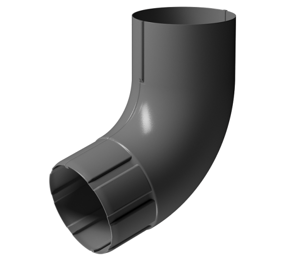 Колено 72° D90 Döcke STAL PREMIUM Графит, (RAL 7024) купить в Сухом Логу