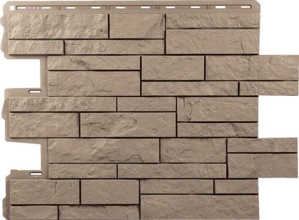 Фасадная панель Альта-Профиль Шотландия Бежевый купить в Сухом Логу