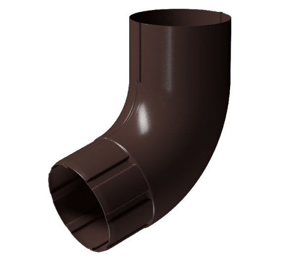 Колено 72° D90 Döcke STAL PREMIUM Шоколад, (RAL 8019) купить в Сухом Логу