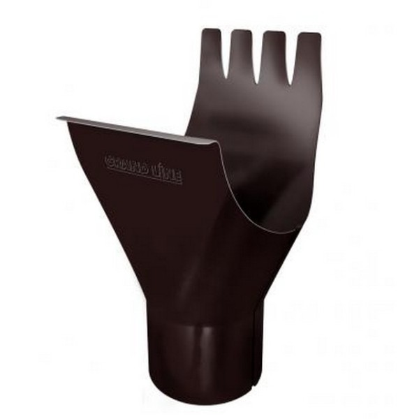 Водосток Grand Line 150x100 – Воронка желоба RAL 8017 купить в Сухом Логу