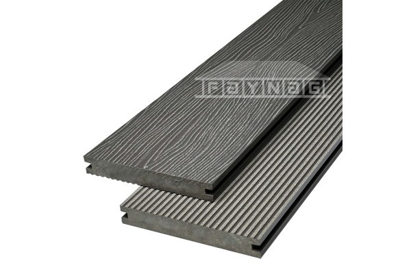 Террасная доска из ДПК Faynag Premium Massive 3D — Графит купить в Сухом Логу