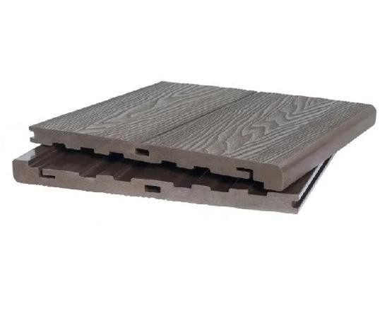 Ступень NEW МАССИВ 3D+3D POLIVAN GROUP DENPASAR тёмно-коричневый купить в Сухом Логу