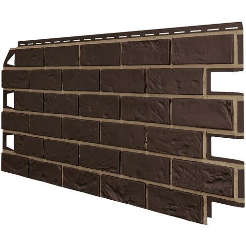 Фасадные панели ТЕХНОНИКОЛЬ Оптима Кирпич Тёмно-коричневый купить в Сухом Логу