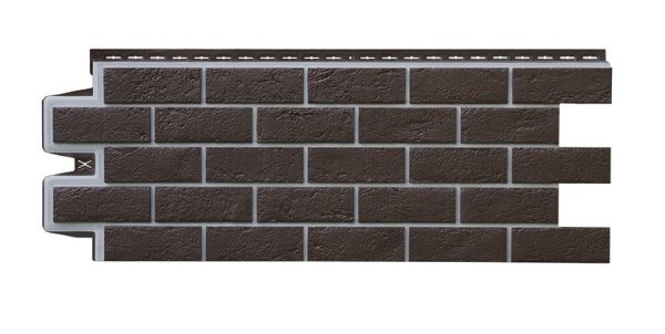 ФП Grand Line состаренный кирпич премиум Шоколадный (шов RAL 7006) купить в Сухом Логу