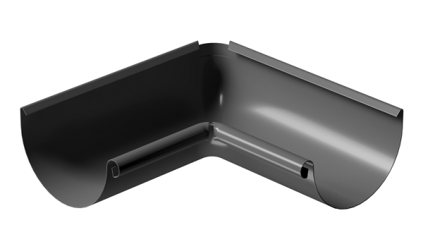 Угол внутренний 90° D125 Döcke STAL PREMIUM Графит, (RAL 7024) купить в Сухом Логу