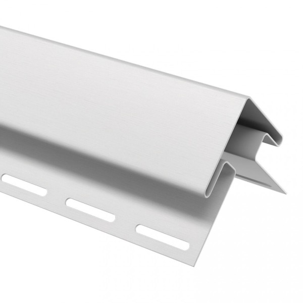 Угол внешний (наружный) для сайдинга, белый купить в Сухом Логу