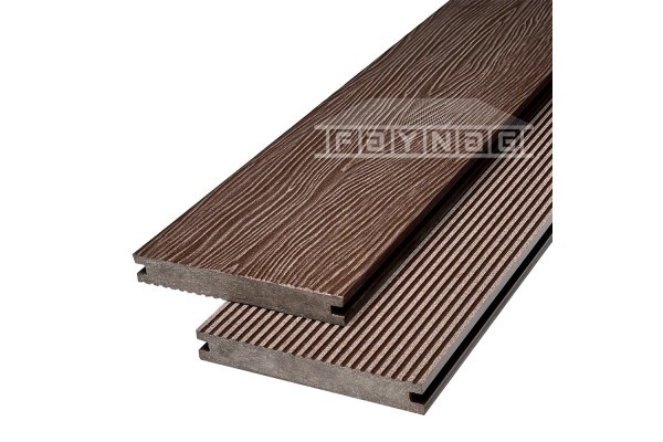 Террасная доска из ДПК Faynag Premium Massive 3D — Шоколад купить в Сухом Логу