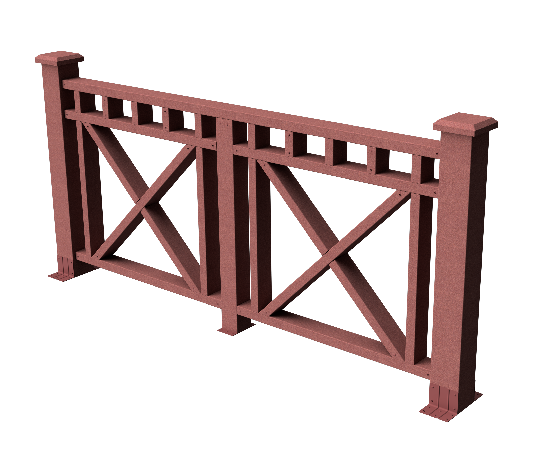 Ограждения декоративное ДПК GRINDERDECO Виктория мербау купить в Сухом Логу