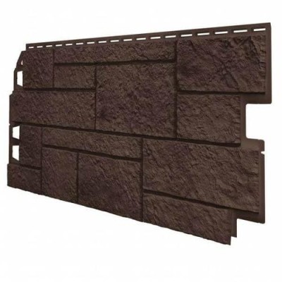 Фасадные панели ТЕХНОНИКОЛЬ Оптима Песчаник Тёмно-коричневый