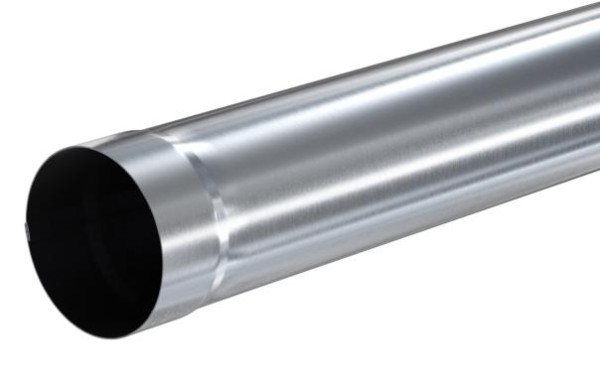 Водосток Aquasistem, Система 125x90 - Соединительная труба 3 метра оцинковка купить в Сухом Логу