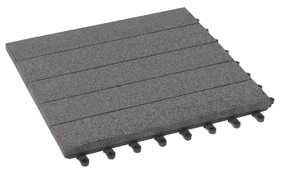 Модульный паркет ДПК GRINDERDECO Комфорт 3 Серый базальт купить в Сухом Логу