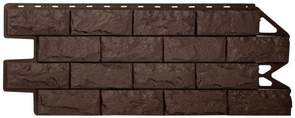 Фасадная панель Альта-Профиль Фагот ЭКО Коричневый купить в Сухом Логу