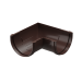 Угол желоба универсал 90˚ Docke Premium ПВХ - Шоколад купить в Сухом Логу
