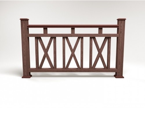 Ограждение из ДПК FG3 шоколад купить в Сухом Логу