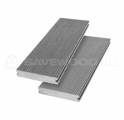 Террасная доска SW Abies (R) - радиальный распил Пепельный