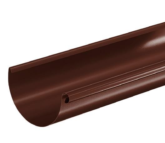 Водосток Aquasistem, система 125x90 - Водосточный желоб 3.00м RAL 8017 Коричневый купить в Сухом Логу