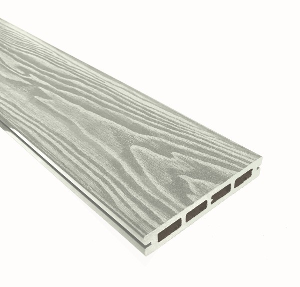 Террасная доска из ДПК Terrapol Смарт 3D Пустотелая с пазом Дуб беленый купить в Сухом Логу