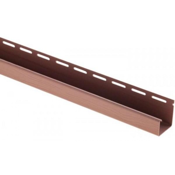 J-профиль Люкс Крашенный, T-15, ВН, Красно-коричневый купить в Сухом Логу