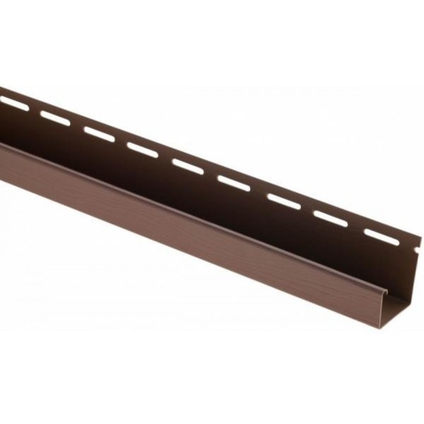 J-профиль Люкс Крашенный, T-15, ВН, Тёмный Орех купить в Сухом Логу