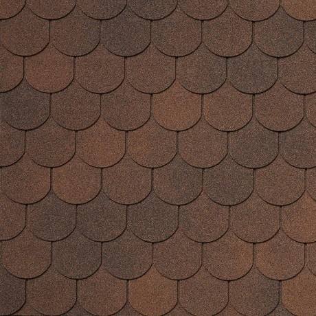 Гибкая черепица Tegola ASSISI marrone 434 купить в Сухом Логу