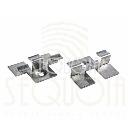 Кляймер рядный для доски террасной SEQUOIA купить в Сухом Логу