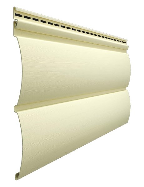 Виниловый сайдинг docke (дёке) - blockhaus D4,7T ( под бревно), банан купить в Сухом Логу