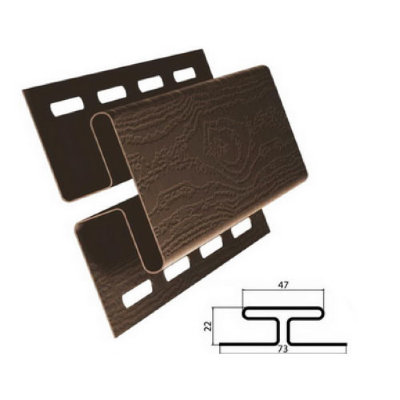 H-профиль, коричневый