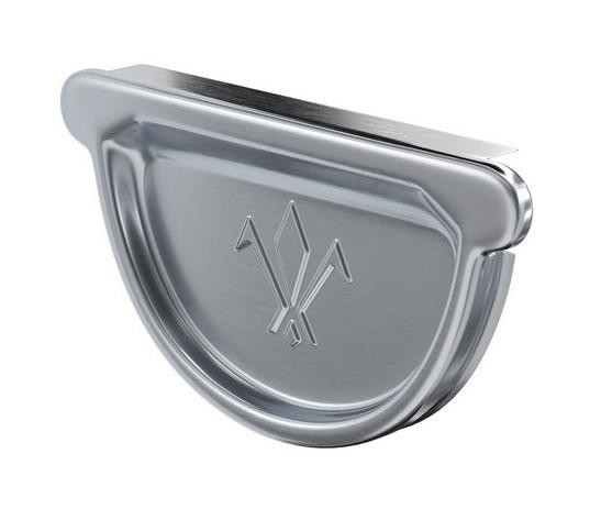 Водосток Aquasistem, Система 150/100 - Заглушка желоба универсальная оцинкованая купить в Сухом Логу