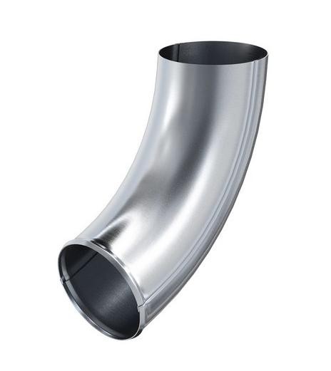 Водосток Aquasistem, Система 150/100 - Колено трубы сливное оцинковка купить в Сухом Логу