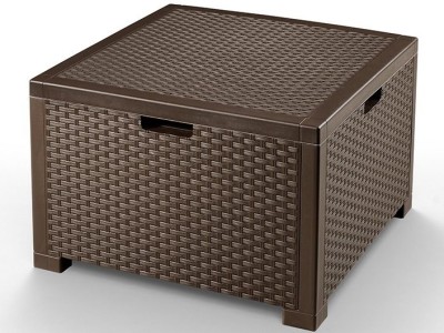 Ящик для подушек тёмно-коричневый