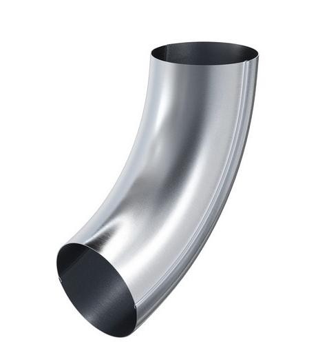 Водосток Aquasistem, Система 150/100 - Колено трубы оцинковка купить в Сухом Логу