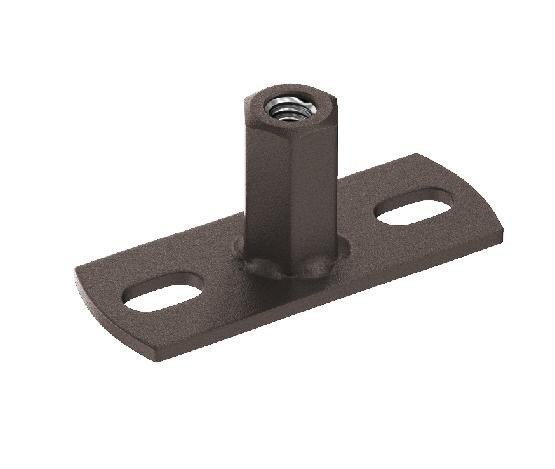 Водосток Aquasistem, Система 150/100 - Держатель для хомута под метиза RR 32 Тёмно-коричневый matt купить в Сухом Логу