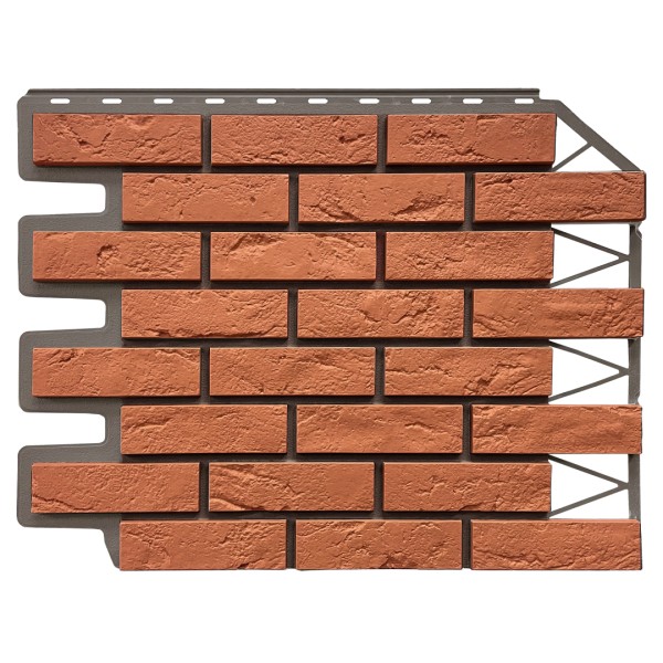 Фасадная панель FineBer, Кирпич Баварский, Терракотовый купить в Сухом Логу
