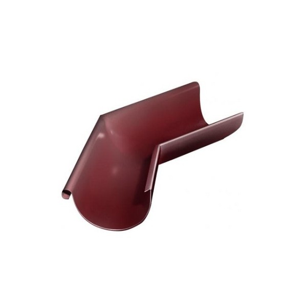 Водосток Grand Line 125x90 – Угол желоба наружный 135° RAL 3005 купить в Сухом Логу