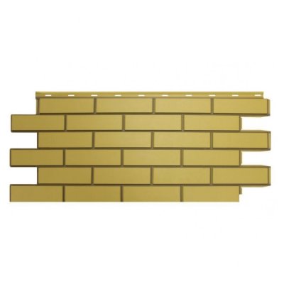 Фасадная панель Nordside, Гладкий Кирпич, Желтый