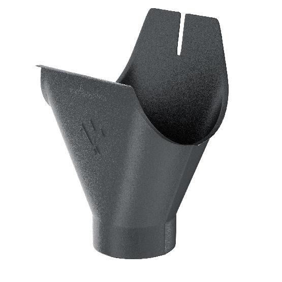 Водосток Aquasistem, Система 125/90 - Воронка желоба RR 23 Маренго matt купить в Сухом Логу