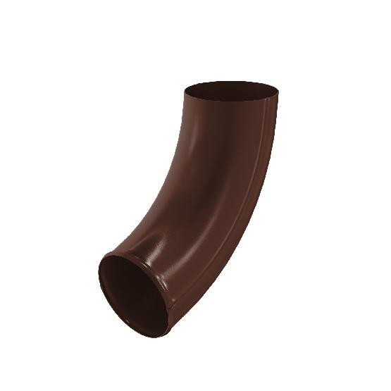 Водосток Aquasistem, система 125x90 - Отвод трубы RAL 8017 Коричневый купить в Сухом Логу