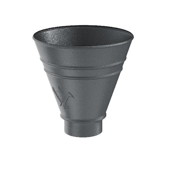 Водосток Aquasistem, Система 125/90 - Воронка водосборная круглая RR 23 Маренго matt купить в Сухом Логу