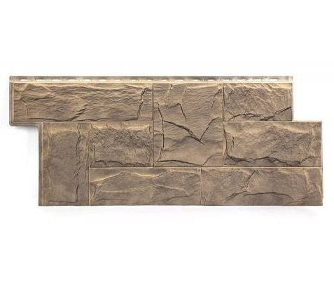 Фасадная панель T-Сайдинг-Гранит Леон ЭКО-2 Сосна купить в Сухом Логу