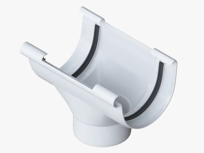 Водосток Альта-Профиль ПВХ – Воронка водосточная (белый)