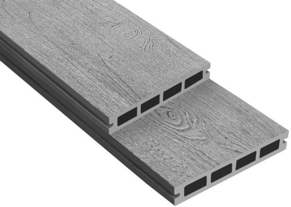 Террасная доска ДПК Outdoor 3D NEVADA/CALIFORNIA серая купить в Сухом Логу