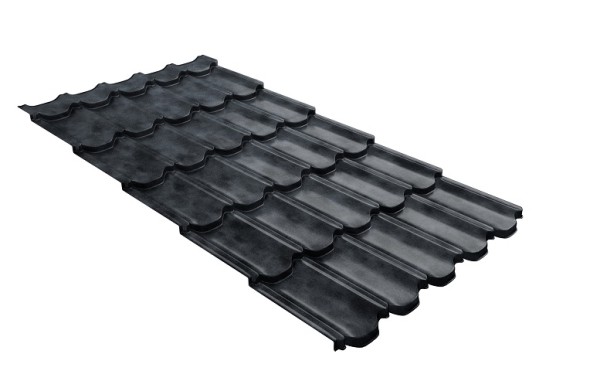 Металлочерепица квинта плюс с 3D резом 0,45 Safari Grey купить в Сухом Логу